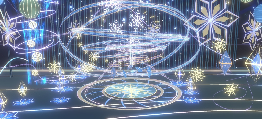 Warudo environment:雪境流光