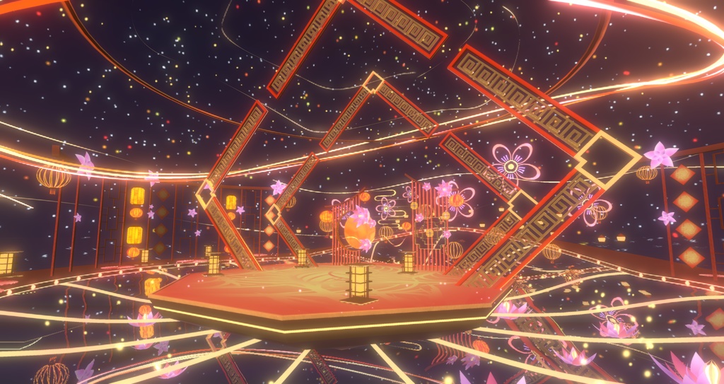 Warudo environment:荷光镂金