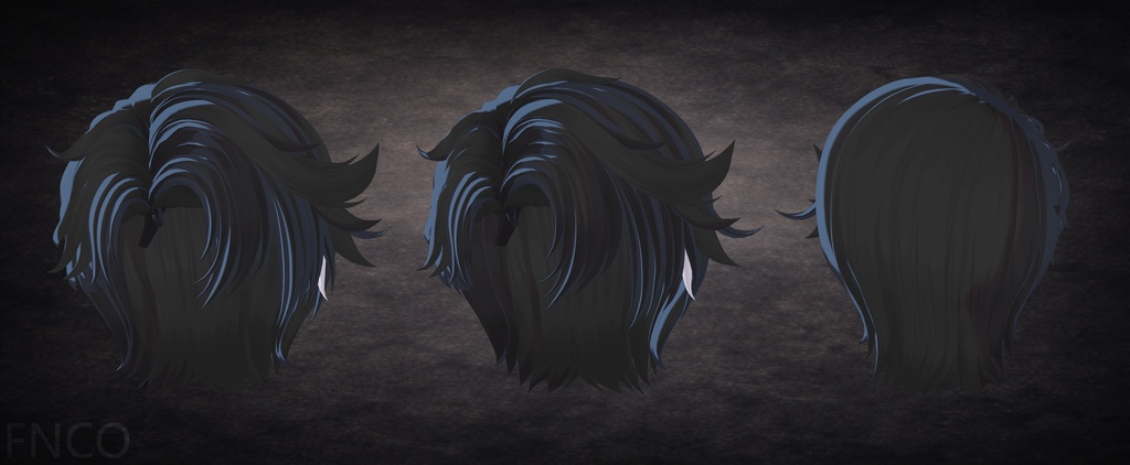 【VRC想定】 狼の尾- wolf tail【17Avatar対応&xwear】