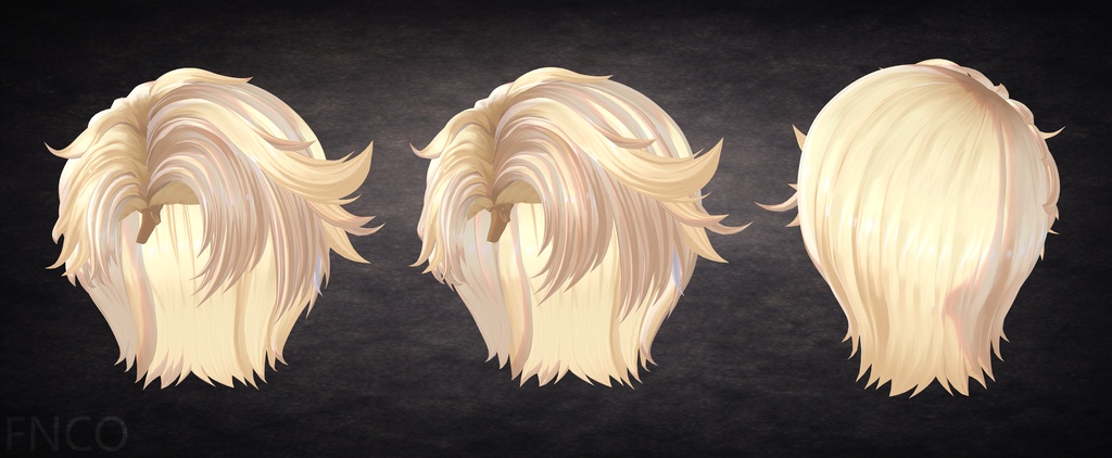 【VRC想定】 狼の尾- wolf tail【17Avatar対応&xwear】