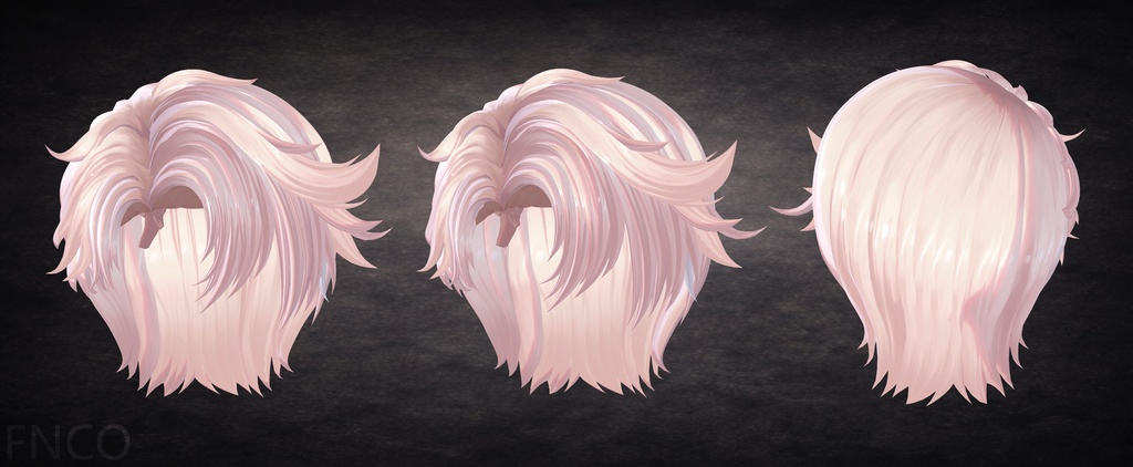 【VRC想定】 狼の尾- wolf tail【17Avatar対応&xwear】