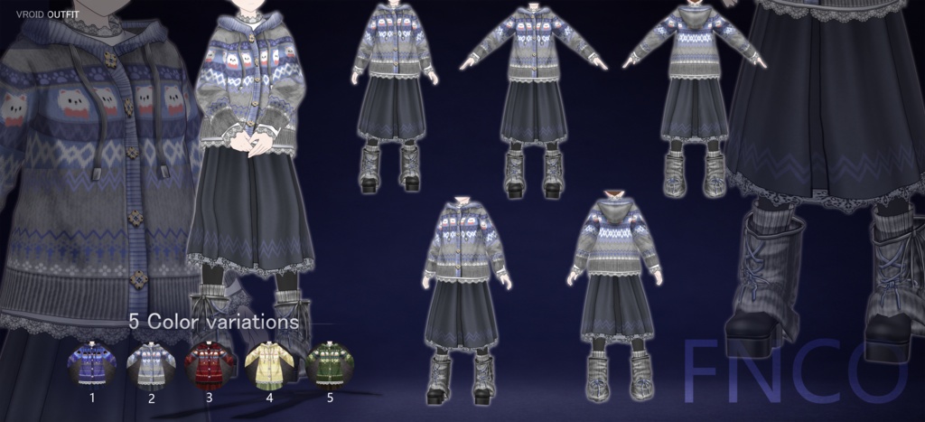 Vroid - スプリングスーツ/职业服-5色/Spring Collection