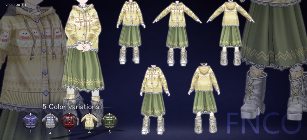 Vroid - スプリングスーツ/职业服-5色/Spring Collection