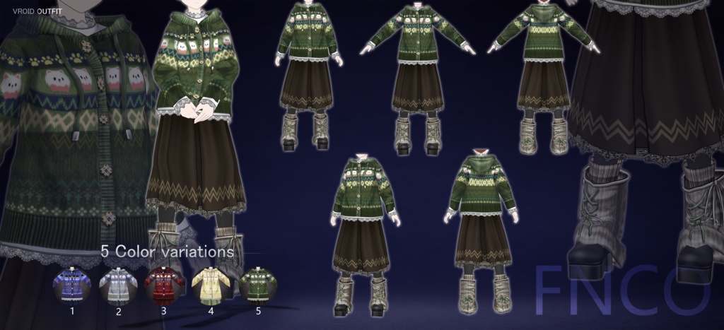 Vroid - スプリングスーツ/职业服-5色/Spring Collection