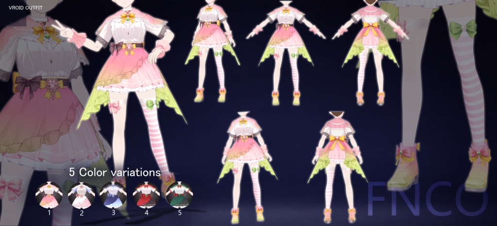 Vroid - レディーススーツ/职业服-5色/Ladies suit