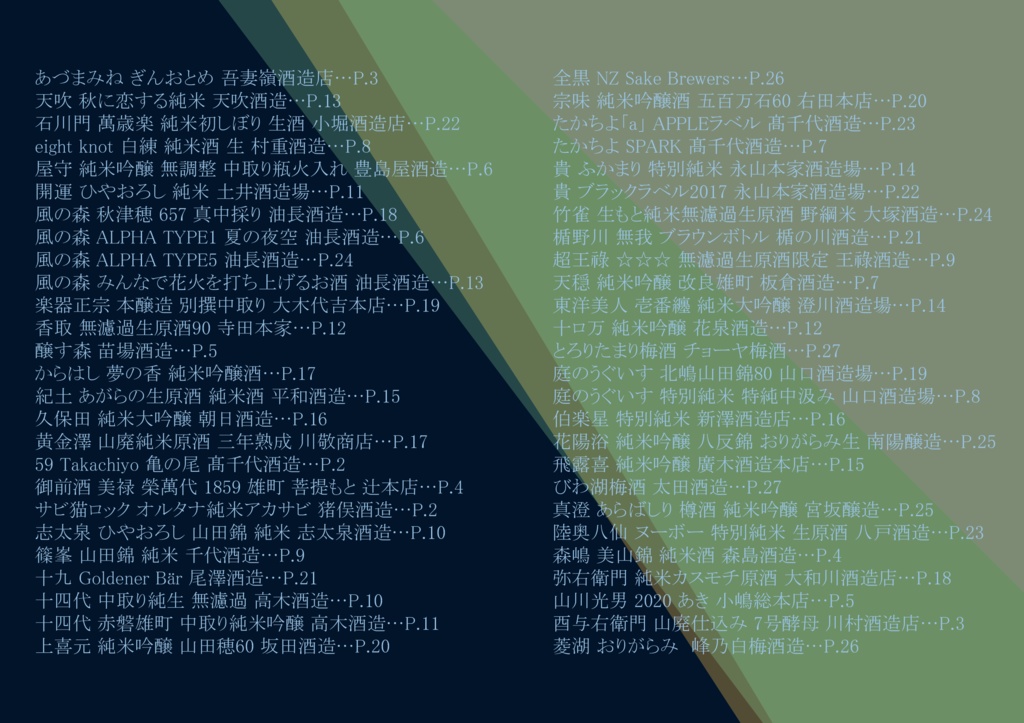 最近、これ呑みました 2008-2012