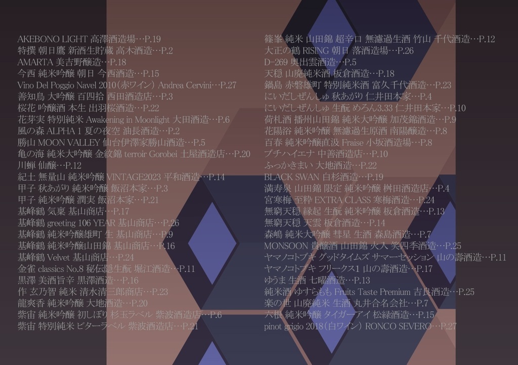 最近、これ吞みました 2307-2512