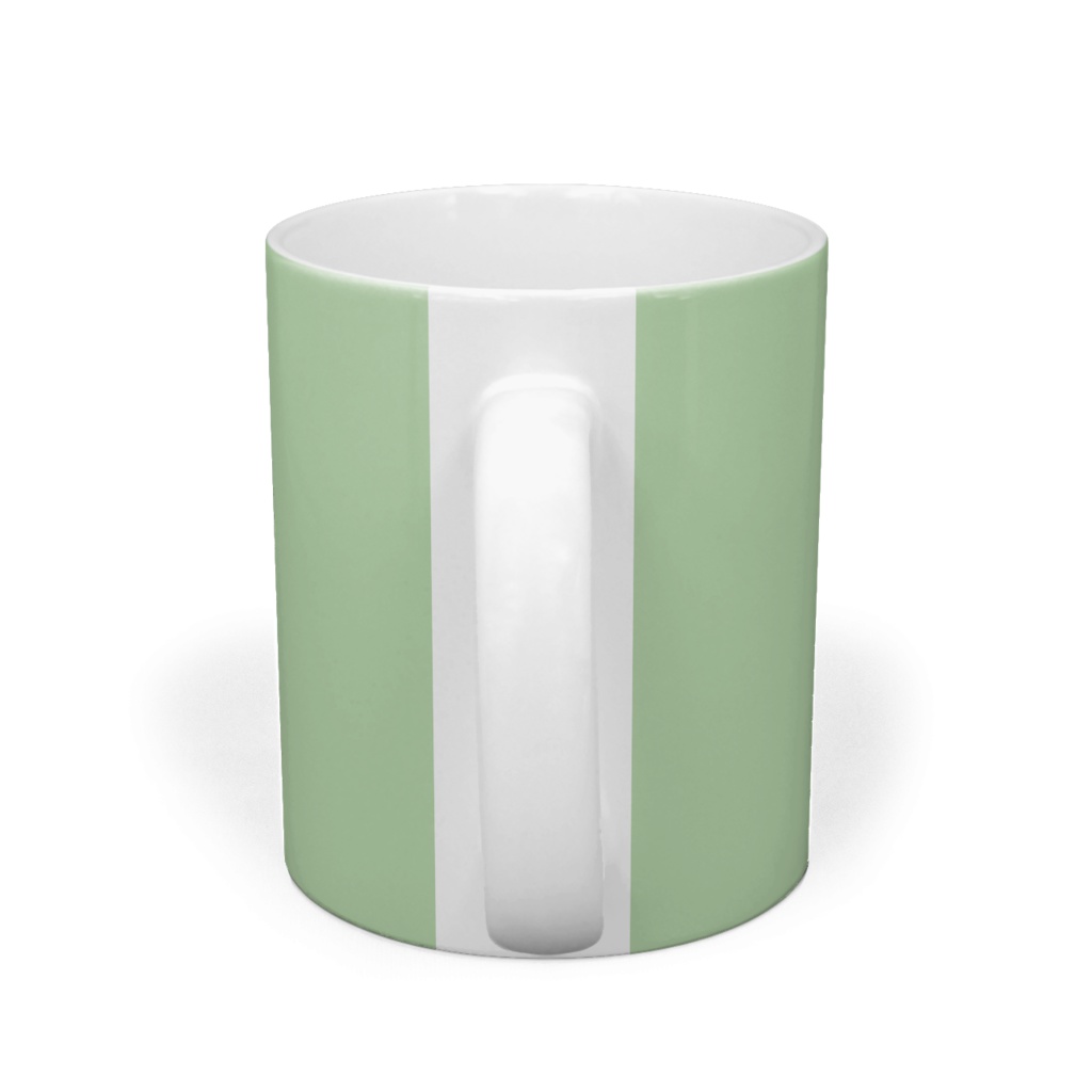パステルグリーンマグカップ