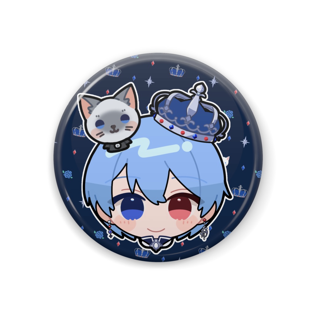 蒼居ルイト ミニキャラ缶バッジA