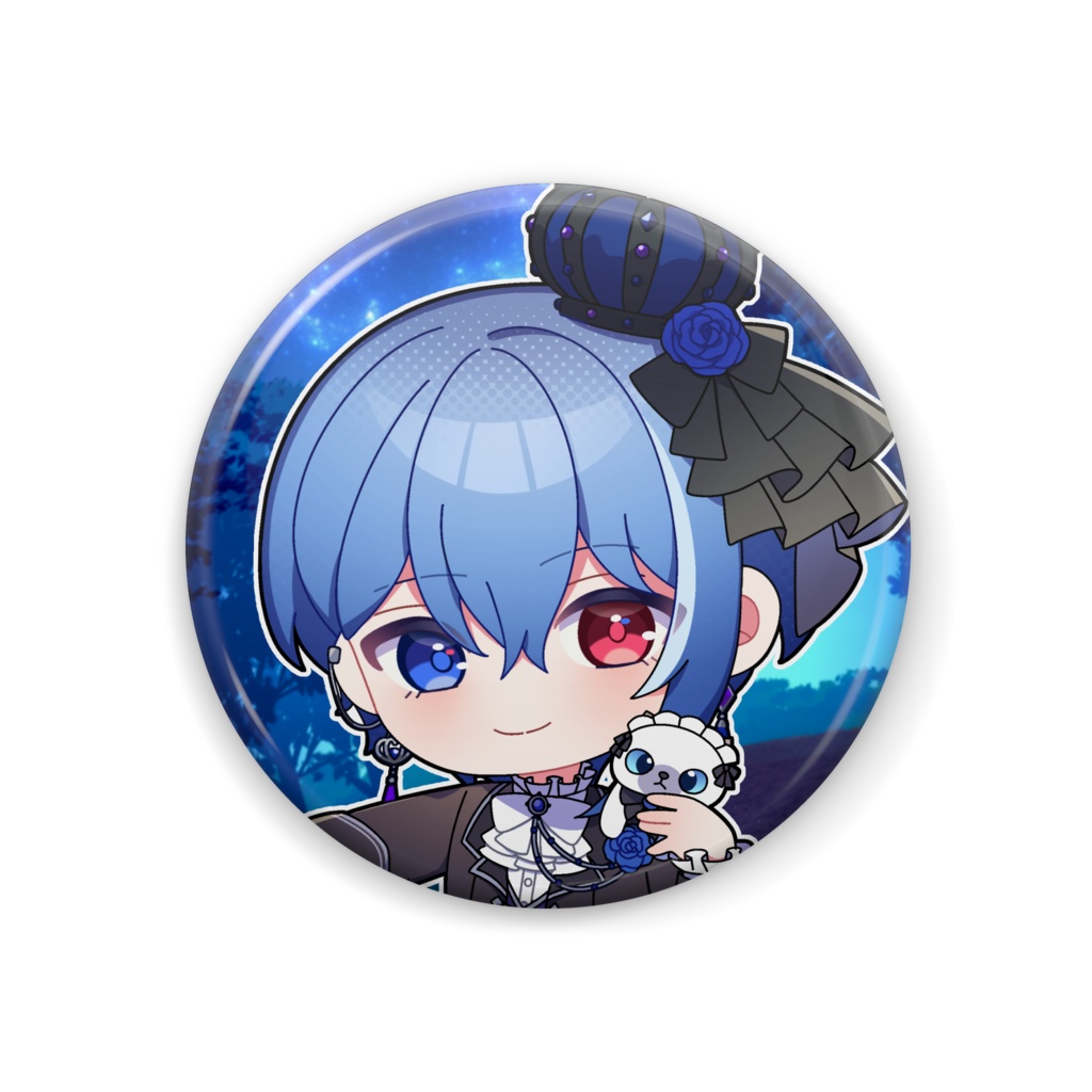 蒼居ルイト ミニキャラ缶バッジ B