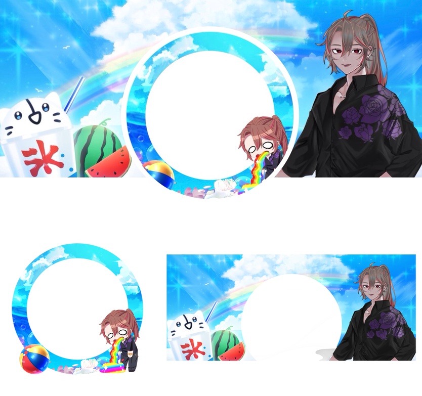 【IRIAM】海のアイコンリング・ヘッダー