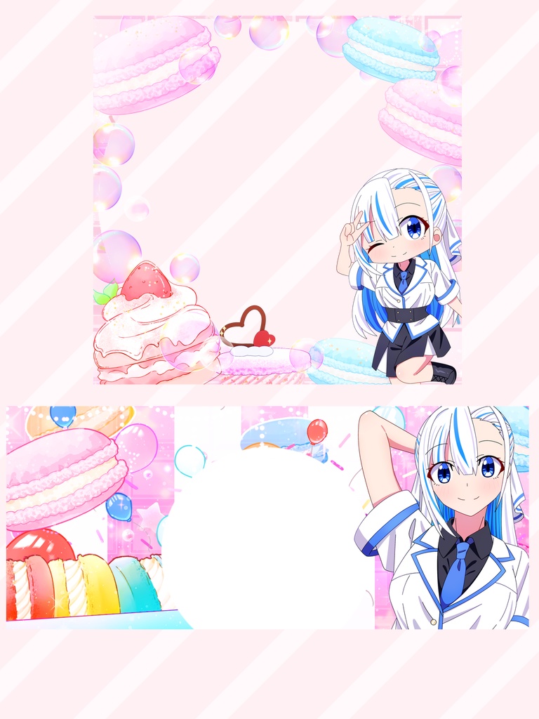 【IRIAM】マカロンのアイコンリング・ヘッダー