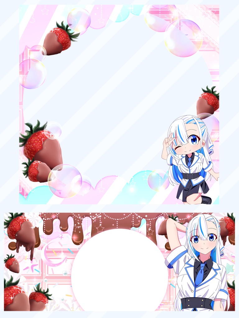 【IRIAM】いちごチョコアイコンリング・ヘッダー