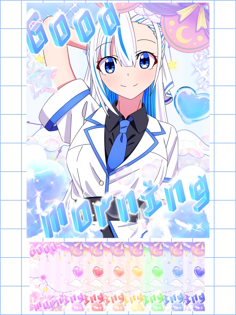 【おはV素材】ゆめかわ風おはV