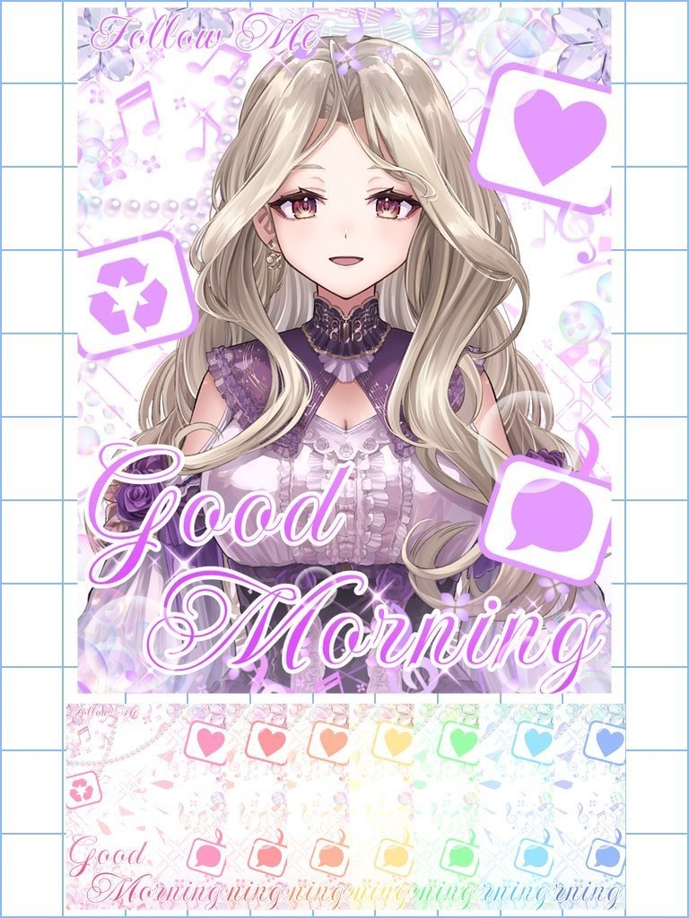 【おはV素材】音符のおはV