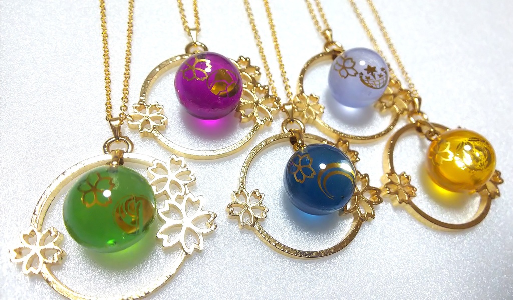 【刀剣乱舞】近侍玉ネックレス