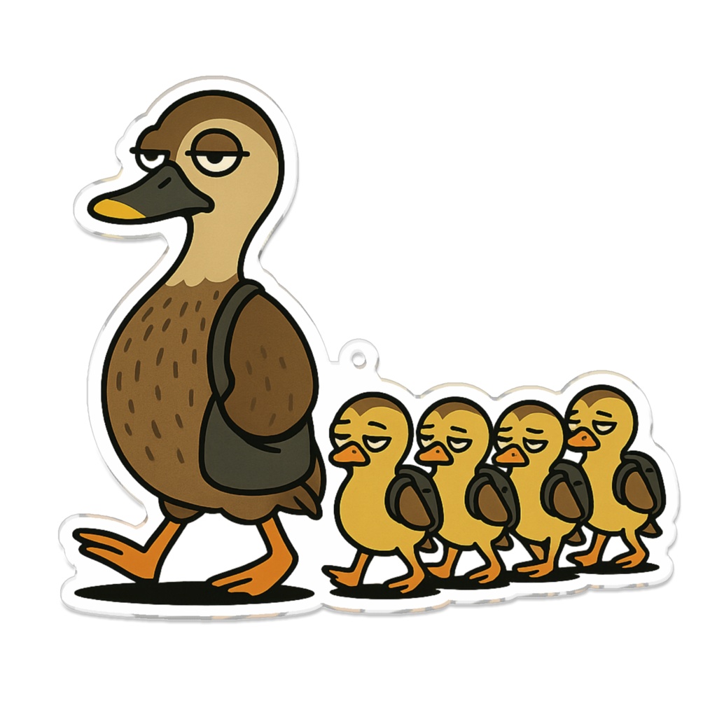 ミチコ（カルガモの母）｜鳥類なクセつよキャラ図鑑