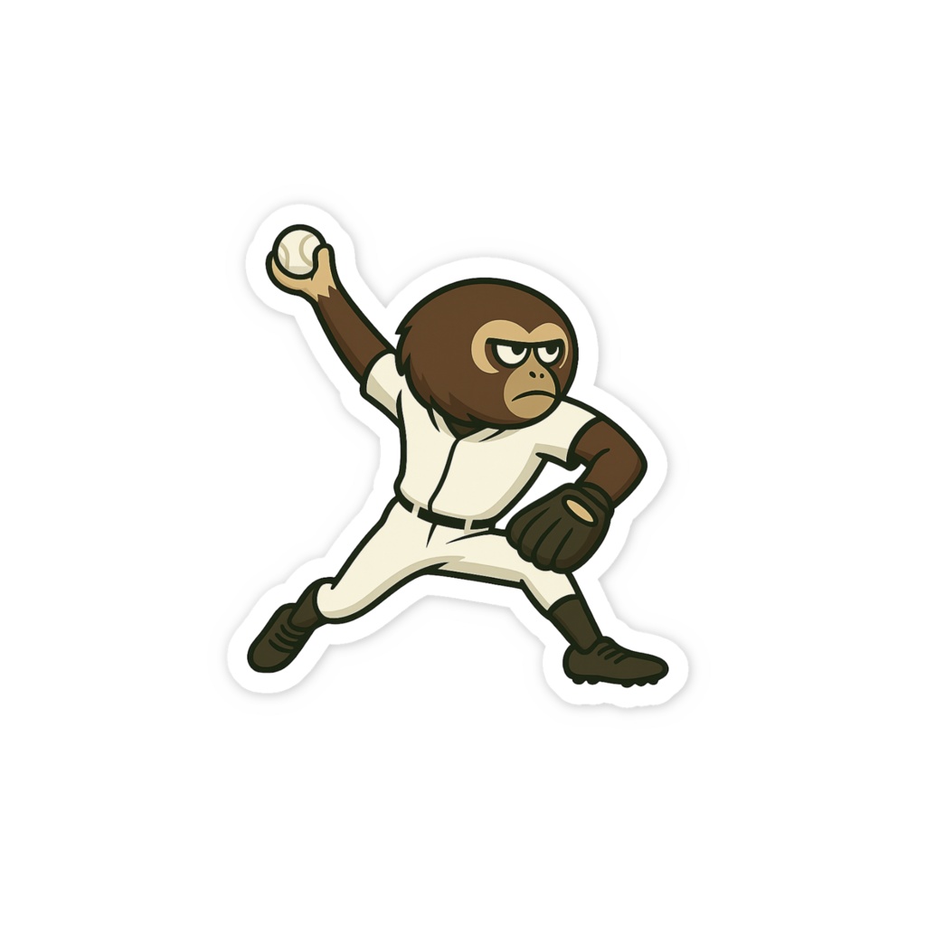 剛速球一本主義・ナガリト(テナガザル)