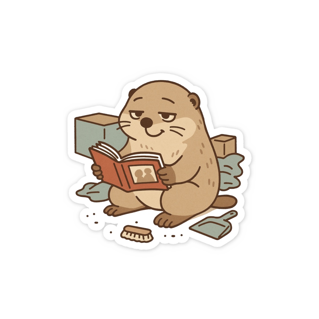 掃除の途中で人生を振り返るタイプ|家事あるある・チョッポ