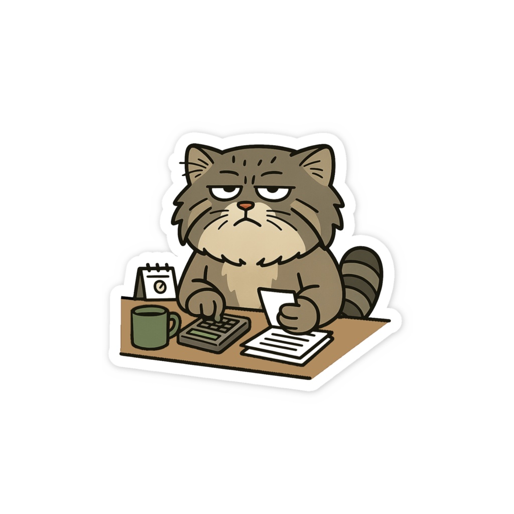 静かに締切を見張る目|経理・マノル