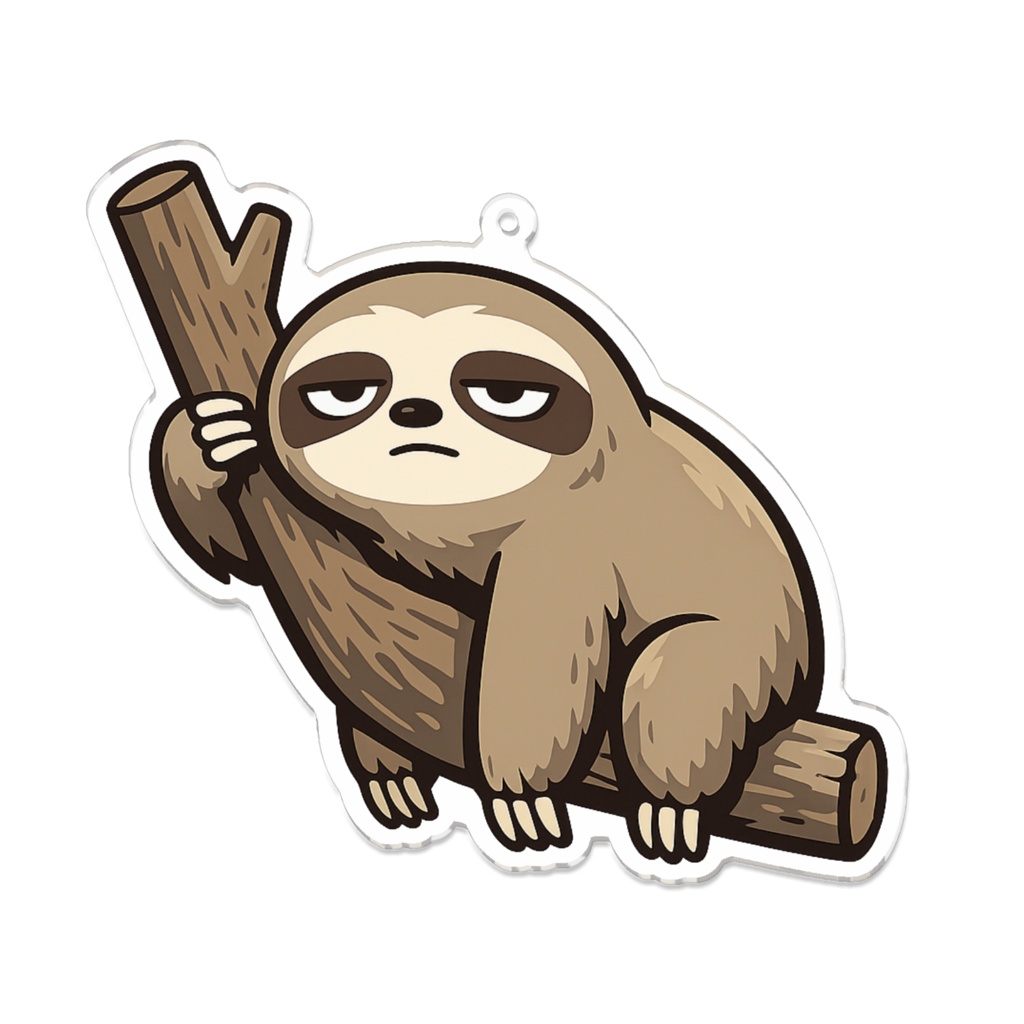 効率化最終形態なナマケモノ|〔哲学系省エネキャラ〕・ムダナシ