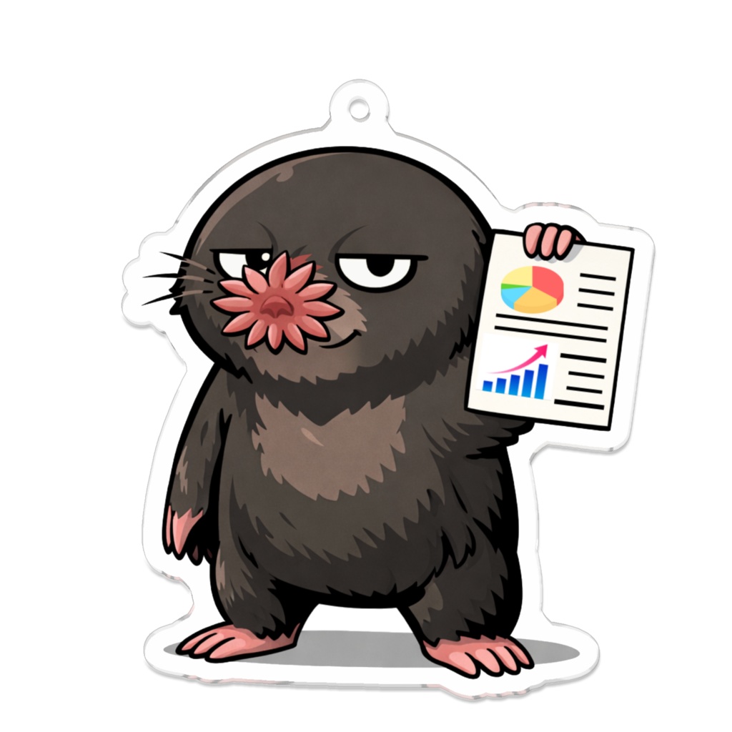 報告より納品なホシバナモグラ｜ナサク