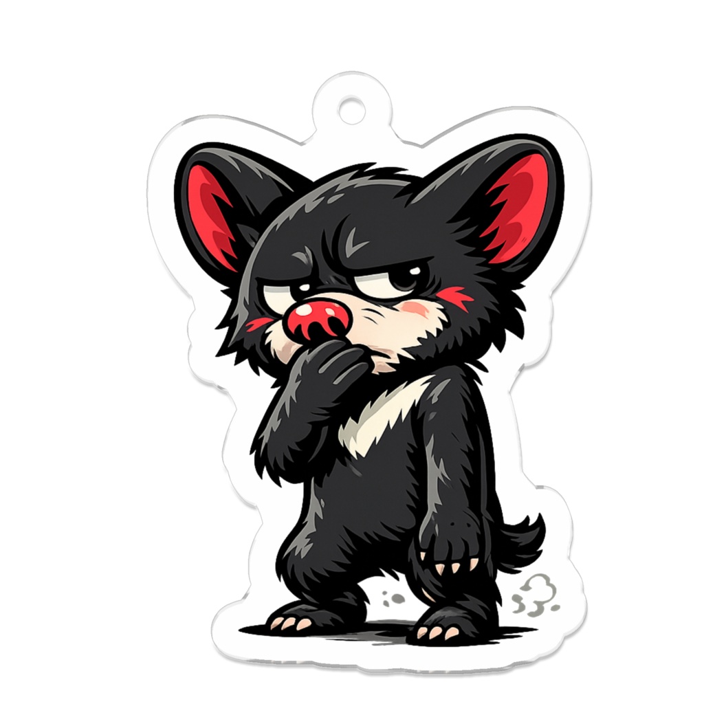 黙るのが先、顔だけ後追いなタスマニアデビル｜サルピル