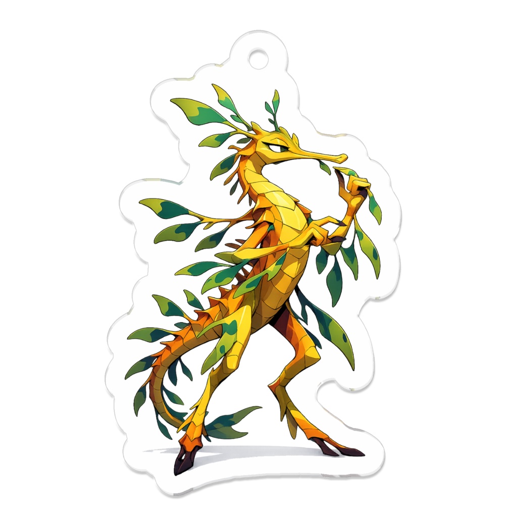 溶け込む角度を知る流儀な葉竜｜ドラニア