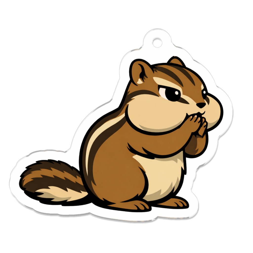 渡す直前で止まるだけなシマリス｜タメチョ