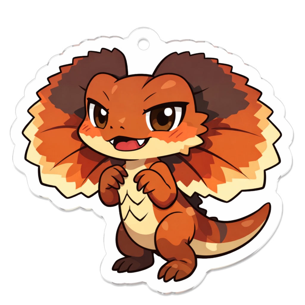 平気な顔が少し遅れるエリマキトカゲ｜エリッタ