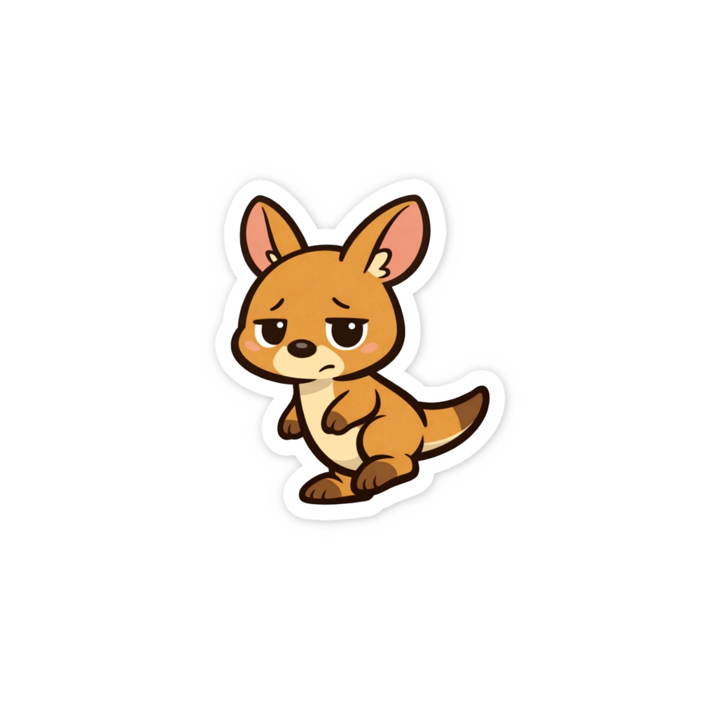 行けるのに一歩だけ引くワラビー|トマビー