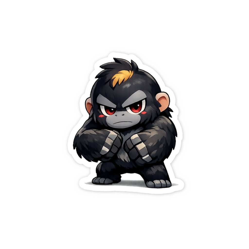 ためて一撃で決めるゴリラ|ゴダン