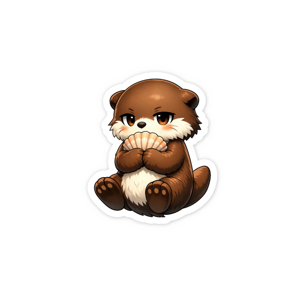 手放せなくて出遅れたラッコ|カカエルン