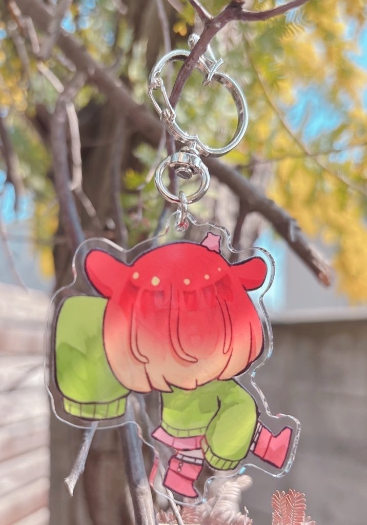 【非公式】クララちゃんの両面アクリルキーホルダー
