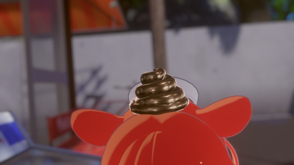 【無料】頭に乗せるソフトクリーム(揺れる!)