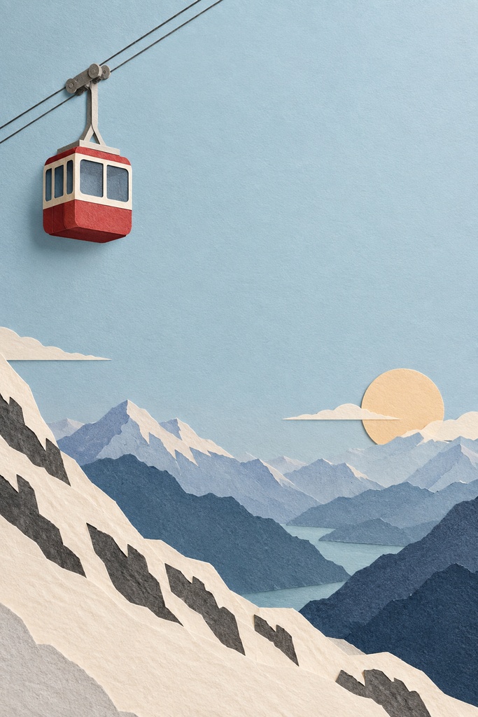 山 カード背景 085｜JPEG 1点