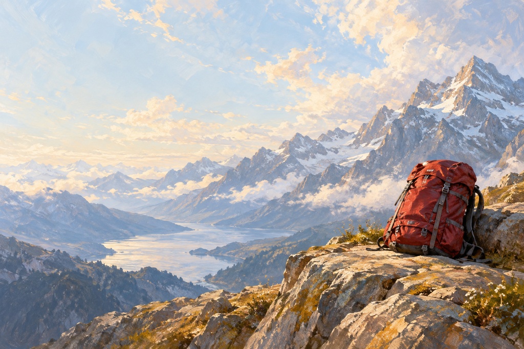 山 カード背景 088｜JPEG 1点