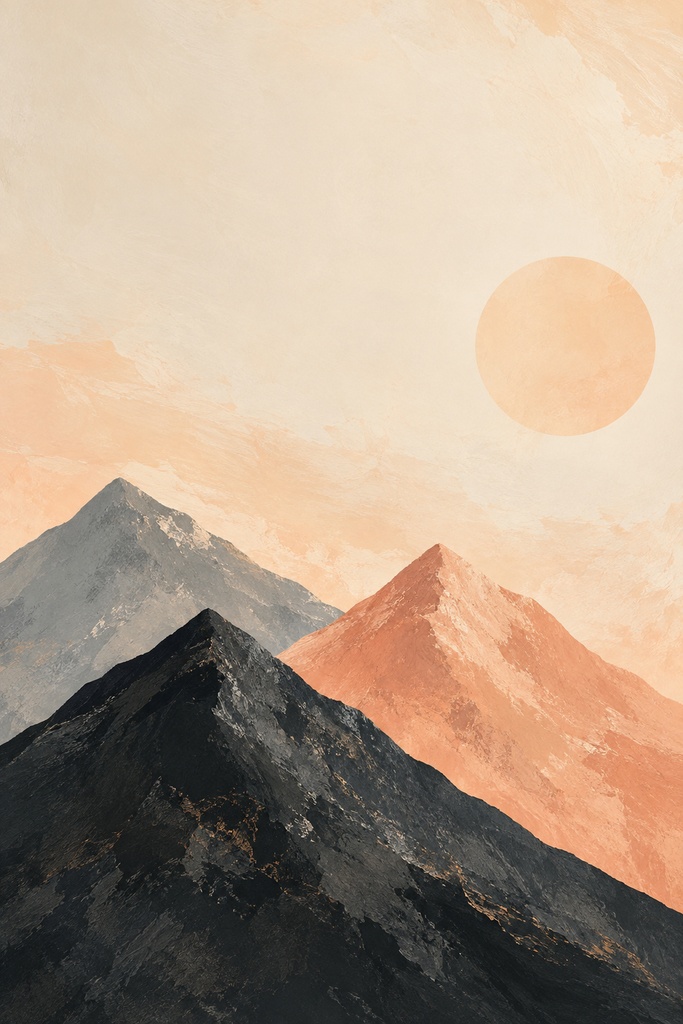 山 カード背景 089｜JPEG 1点