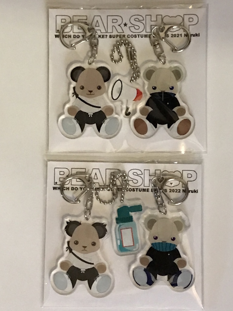 乙棘セット／呪クマちゃんアクキー