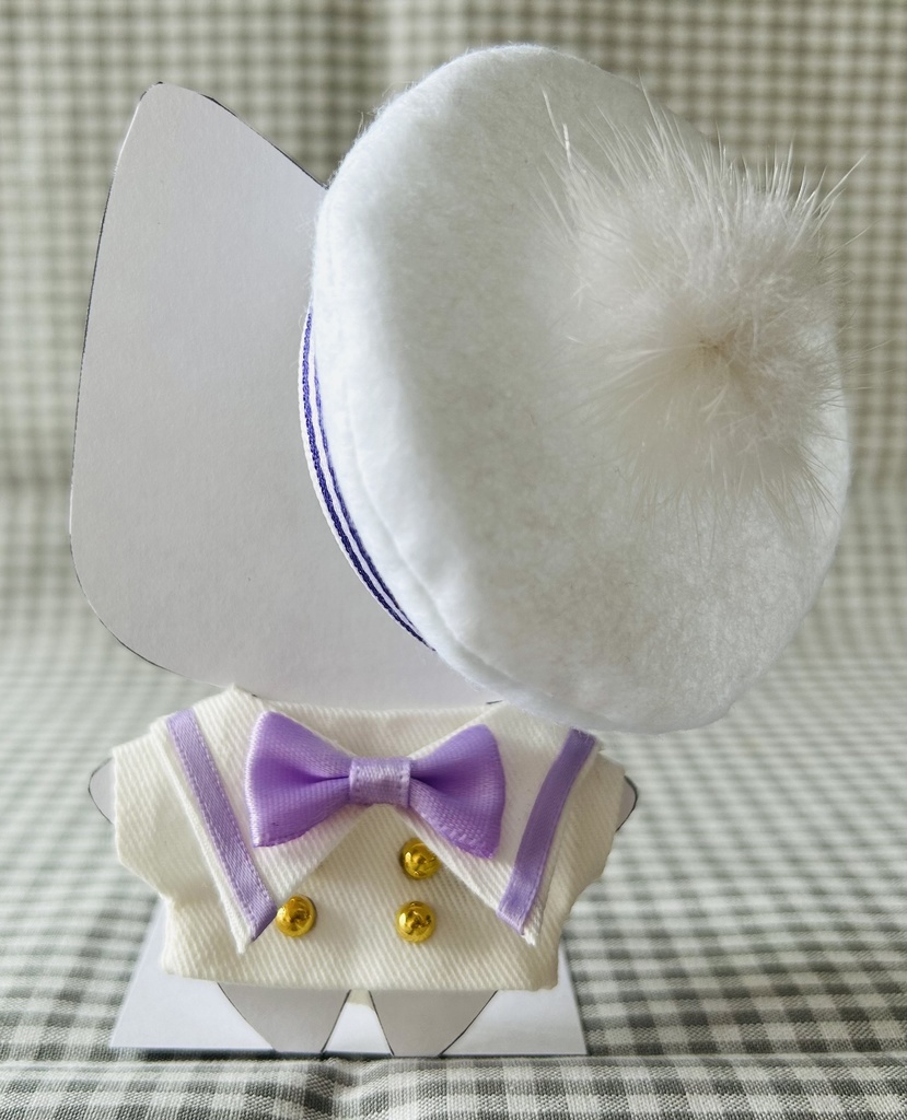 セーラー服とフェルトベレー帽セット