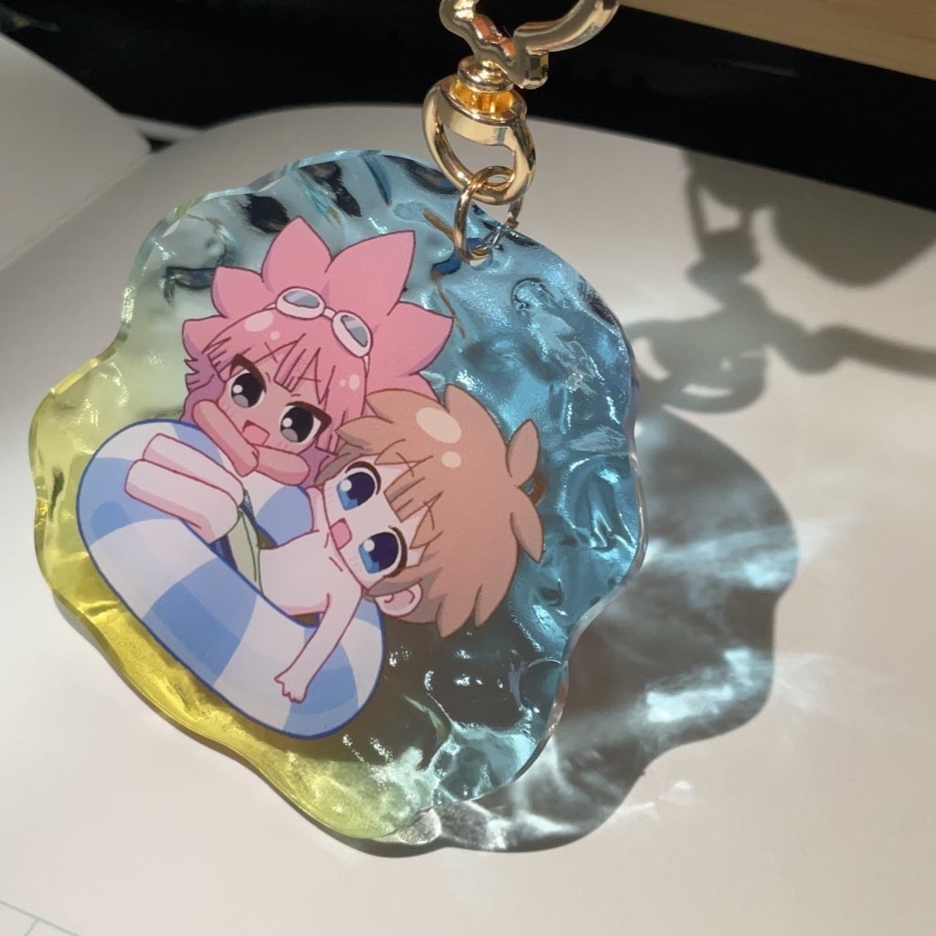 なみなみアクリルキーホルダー