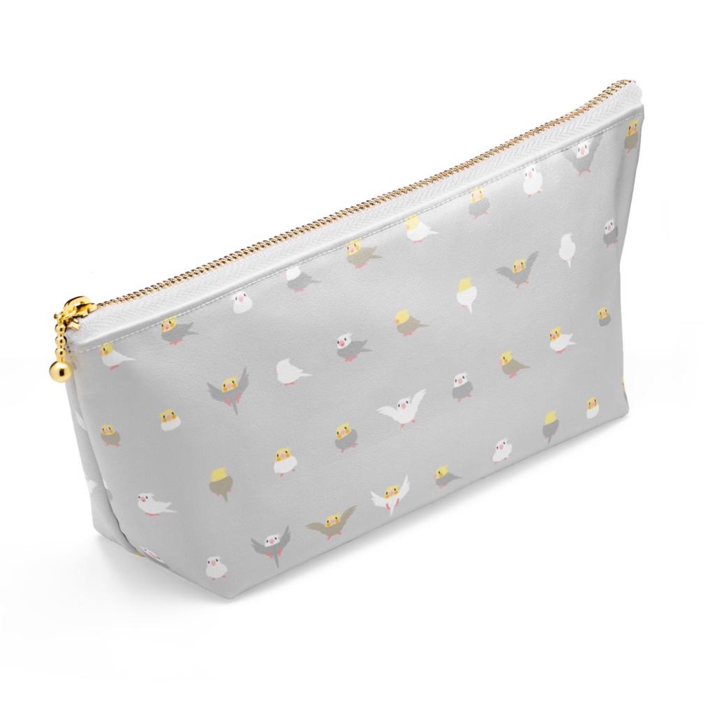 ちみまめオカメインコちゃんポーチ【まめるりはことり】