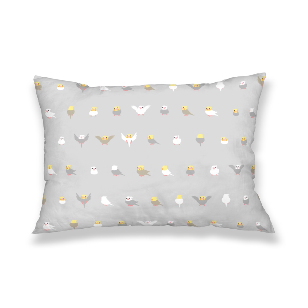 ちみまめオカメインコちゃん枕カバー【まめるりはことり】