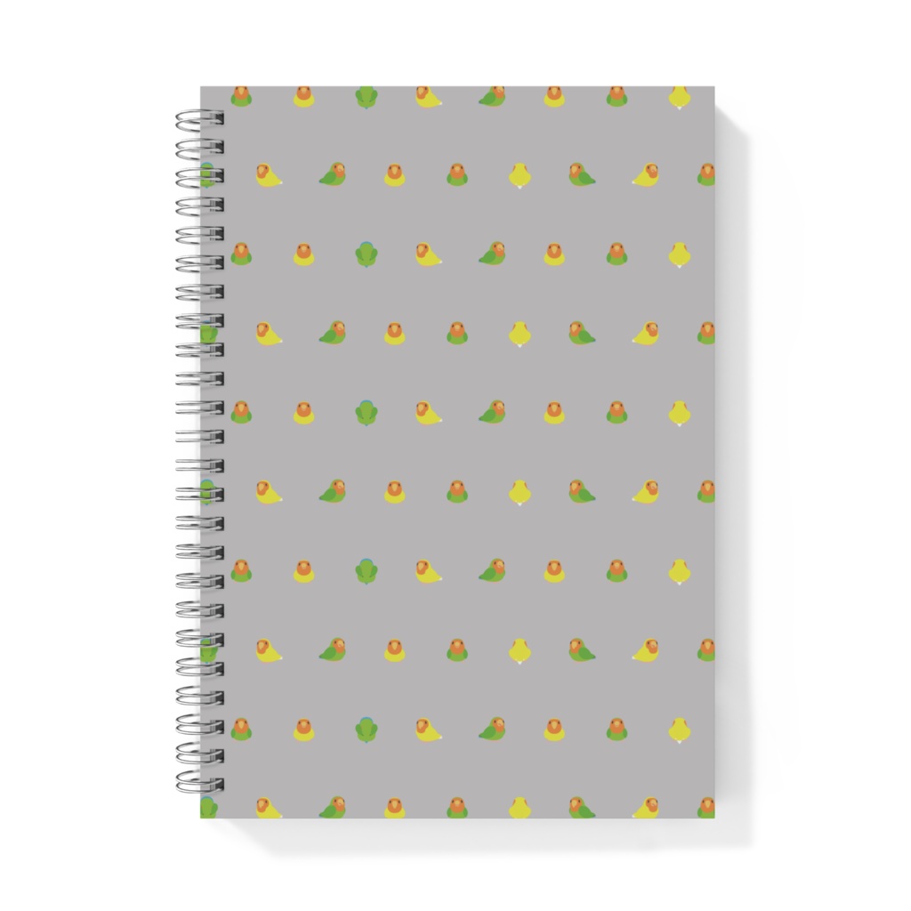 ちみまめコザクラインコちゃんリングノート【まめるりはことり】