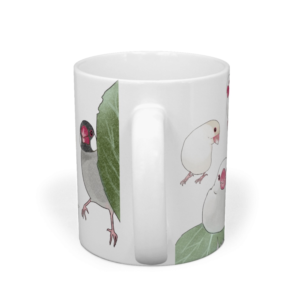 たっぷり文鳥ちゃんマグ【まめるりはことり】