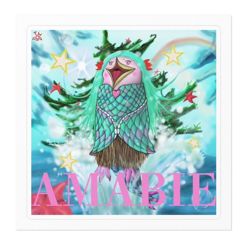 アマビエステッカー