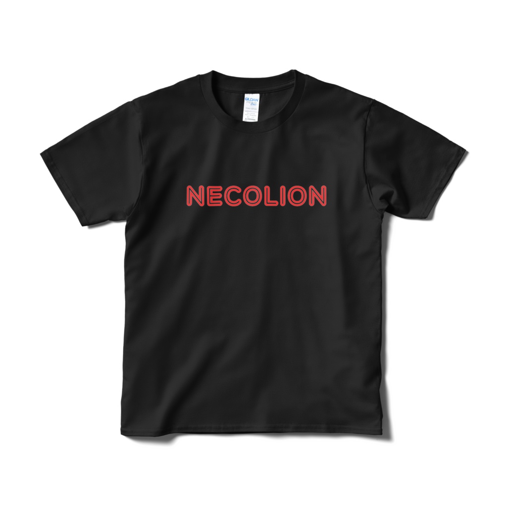 necolionとバラのTシャツ