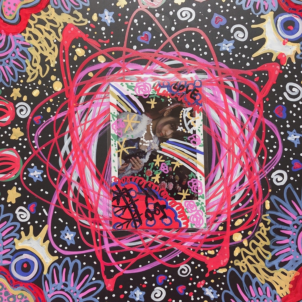 【展示】お絵かきチェキ虹