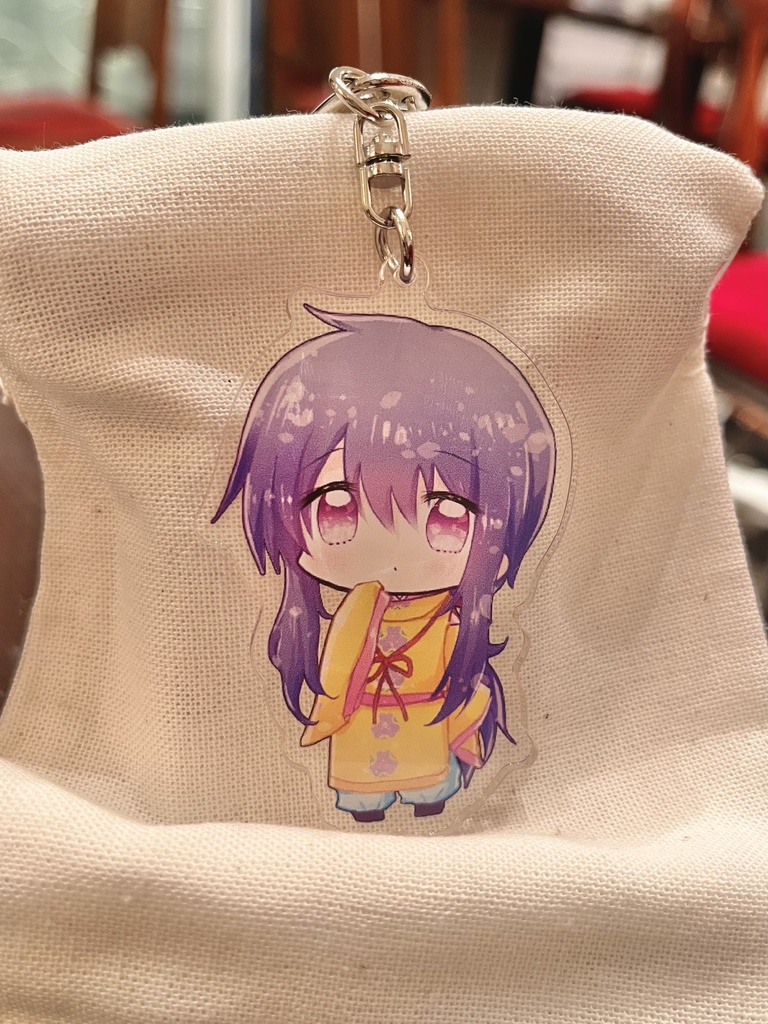 源泉水アクリルキーホルダー