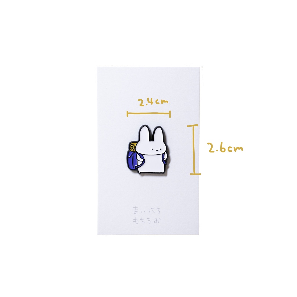 【ピンバッジ】いっしょに しゅっぱつ
